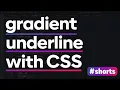 Multi-line underline text-gradient animation CSS Tip of the Day