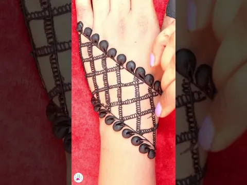 New stylish Karwachauth mehndi design - Easy back hand mehndi | Mehandi ka design| #mehndi #मेहंदी