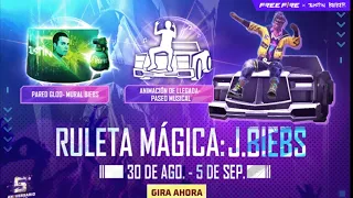 OBJETO de COLABORACIÓN EMOTE PASEO MÚSICAL PARED GLOO MURAL BIEBS NUEVA RULETA MÁGICA DE J. BIEBS