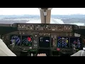 Very bumpy arrival at Anchorage Alaska - B747-400