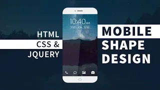 Mobile UI Design Html CSS and jQuery