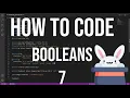 how to code racket - 7 booleans