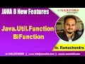 Java 8 Features Tutorials Java Util Function BiFunction by Mr Rama Chandra