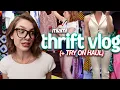 THRIFT WITH ME in MIAMI try on haul thrift vlog 53
