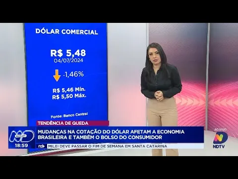 Dólar cai para R$5,80 após meses de alta: impactos na economia