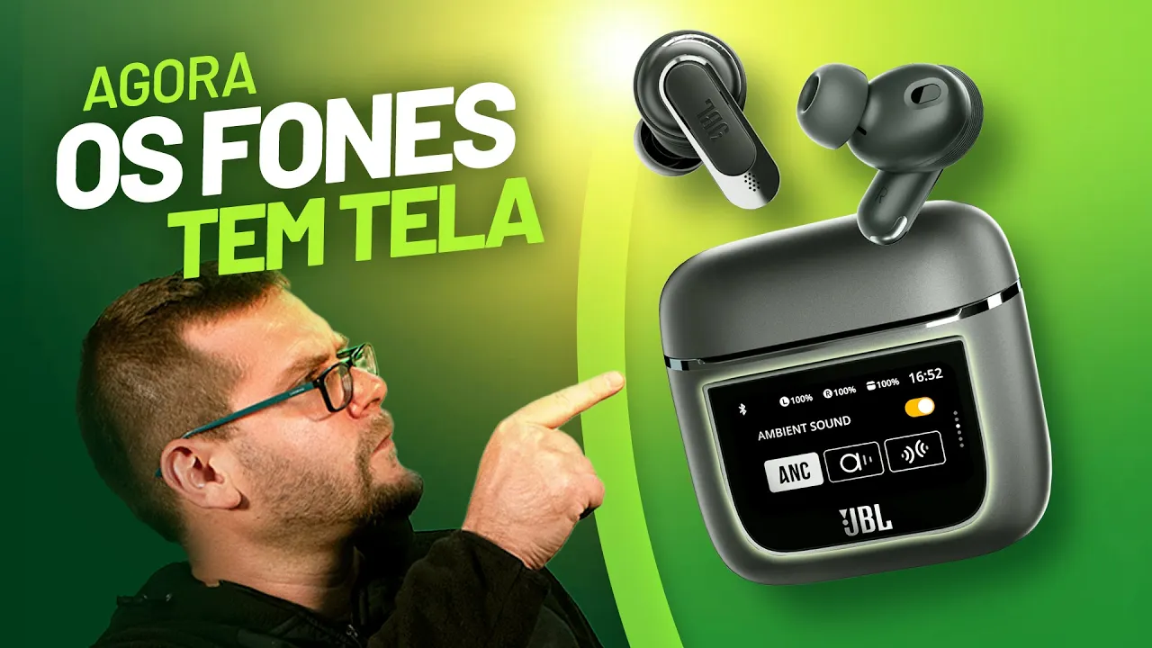 A tela que você não sabia que seu fone precisava: JBL Tour Pro 2