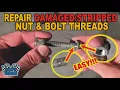 How To Use A Tap Die Set Repair Damaged Nuts And Bolts Andy s Garage Episode - 165