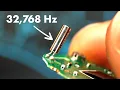 How a quartz watch works - its heart beats 32 768 times a second