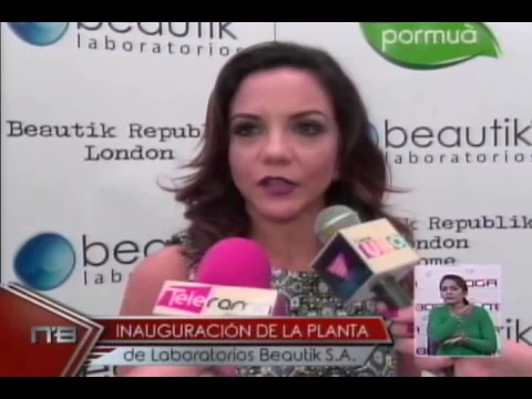 Inauguración de la planta de laboratorios Beautik S.A.