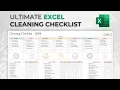 Cleaning Schedule Excel Template
