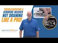 How To Troubleshoot A Kenmore Washer Not Draining