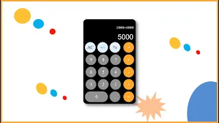 iphone calculator with html css and JavaScript JavaScript calculator