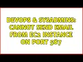 DevOps SysAdmins Cannot send email from EC2 instance on port 587 2 Solutions