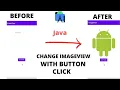 how to change image on button click in android studio