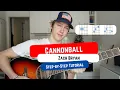 Lagu How To Play CANNONBALL by Zach Bryan! Beginner Guitar Tutorial