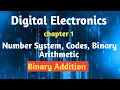 12th std Digital Electronics chapter 1 Number System Codes Binary Arithmetic Binary Addition