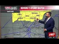 First Alert Forecast Strong storms possible this evening