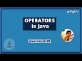 Operators in Java Tamil Arithmetic Unary Assignment Operators with code