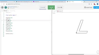 Repl it DrawL TurtlePython