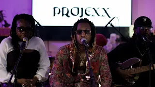 projexx queen hill ep acoustic performance video unplugged at the bashment yard 