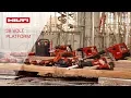 TESTIMONIALS by customers about the Hilti 36V cordless tool platform