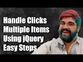 How to Handle Click Events on Multiple Elements with jQuery