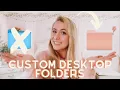 How to Change Mac Folder Icons Custom Mac Desktop Folders Tutorial