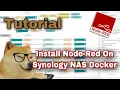 Install Node-Red on Synology NAS in Docker NodeRed