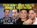 Gym Tan Psychic Reading Tyler Henry Gives The Jersey Shore Cast Readings Hollywood Medium E