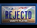 Here are the vanity license plate requests rejected in 2022