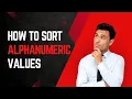 How to Sort Alphanumeric Values in sql in English