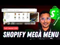 Mega Menu Full Guide Navigation Dropdowns Header Menus - Shopify Tutorial for Beginners 2026