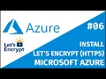 TUTORIAL MICROSOFT AZURE INSTALL LET S ENCRYPT SSL CERTIFICATE HTTPS