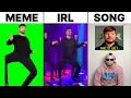 MrBeast Rizz Meme vs IRL Dance vs Original Song