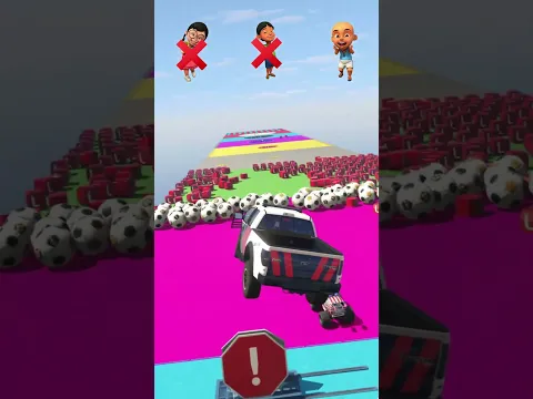 Meimei, Mail, Ipin, Trying to Jump Very High Above The Depp Sea #ytshorts #gta #upinipin