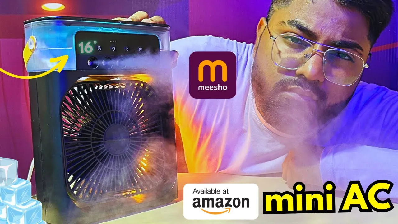 [Review] Portable mini Ac for Home| Humidifier Air Cooler Fan Mini Cooler on Amazon, Meesho