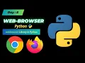 Web browser in Python Day 2 webbrowser library