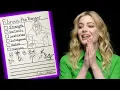 Gillian Jacobs Reacting to Her D D Character Sheet From Community io9 Interview