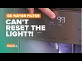 How to reset GE refrigerator water filter notification RPWFE RFID water filter