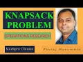 knapsack problem using greedy algorithm Operations research Dynamic programming