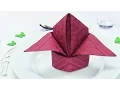 Napkin folding Bishop s Hat or Lily EASY napkins folding TUTORIAL
