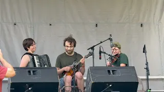 farewell Trion - Neotrad band contest Clifftop 2026 fiddle mandolin accordion