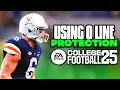 Using Pass Protections in College Football 25