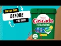 Cascade Complete Dishwasher Pods Lemon Scent ActionPacs 78 Count