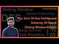 Problem 2 Sliding Window Pattern