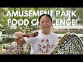 eating everything at HERSHEY PARK 40 All Day Dining Pass review amusement park food challenge
