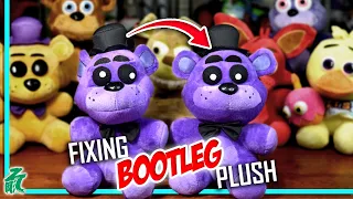 FNaF bootleg plushies are actually NOT BAD Fixing knockoff plushies