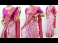 Banarasi silk saree draping tutorial step by step Sari draping in easy steps Sari draping guide