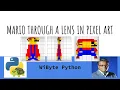 6 Pixel Art with Turtle Enhancements Arbitrary patterns like Mario through a lens