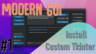 Install CustomTkinter and Create window - Python CustomTkinter Modern GUI Development